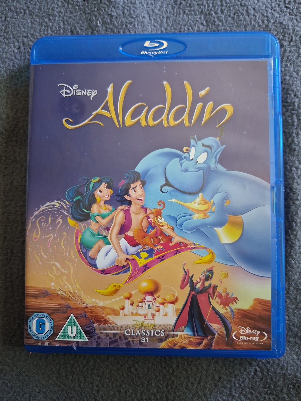 Disney Aladdin Blu-ray Dvd